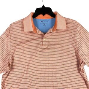 Jos A Bank Leadbetter Golf Polo‎ Shirt Mens XL Striped Clubhouse Performance